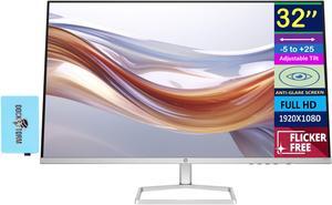 HP Series 5 532sf Monitor 94F50AA#ABA Bundle w/Docztorm Dock, 32" FHD VA (1920x1080) Display, 100Hz Refresh Rate, Anti-Glare, Flicker-Free, Ideal for Home & Business, Black (2024 Latest Model)