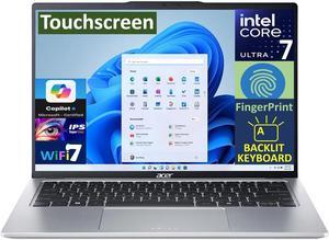 Acer Swift Go 14 AI Powered Laptop 14.0" Touchscreen IPS WUXGA Display (Intel Ultra 7-155H, 16GB LPDDR5X, 1TB PCIe SSD, Intel Arc, Backlit KB, Fingerprint, 2 Thunderbolt 4, WiFi 7, Webcam, Win 11 Pro)