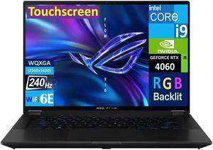 ASUS ROG Flow X16 2-in-1 Laptop 16.0" Touchscreen WQXGA Display (Intel i9-13900H, GeForce RTX 4060 8GB, 32GB DDR5, 2x1TB SSD R1  (1TB), RGB KB, Thunderbolt 4, WiFi 6E, Webcam, Bluetooth 5.3, Win11H)