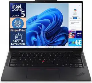 Lenovo ThinkPad T14s Gen 5 AI Powered Laptop 14.0" IPS WUXGA Display (Intel Ultra 5 125U, 16GB LPDDR5X, 512GB SSD, Intel Graphics, Backlit KB, Fingerprint, WiFi 6E, FHD Webcam, Win 11 Pro)