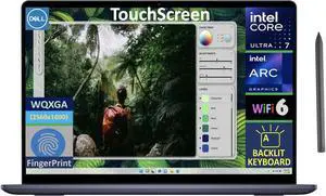 Dell Inspiron 16 Business 2-in-1 Laptop 16.0" Touchscreen WQXGA Display (Intel Core Ultra 7 155U, 32GB LPDDR5X, 1TB SSD, Active Pen, Backlit KB, Fingerprint, 2 Thunderbolt 4, Win 11 Home) (Renewed)