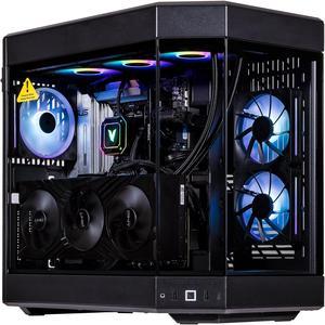 Velztorm Black Praetix 3D Gaming Desktop PC (AMD Ryzen 7 9800X3D, GeForce RTX 5080, 64GB DDR5, 2TB PCIe SSD + 6TB HDD, RGB Fans, 360mm AIO, 1000W PSU, WiFi 7, Bluetooth 5.4, RJ-45, HDMI, Win 11 Pro)