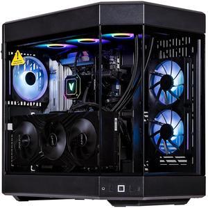 Velztorm Black Praetix 3D Gaming Desktop PC (AMD Ryzen 7 9800X3D, Radeon RX 9070 XT, 32GB DDR5, 2TB PCIe SSD, RGB Fans, 360mm AIO, 1000W PSU, WiFi 7, Bluetooth 5.4, RJ-45, HDMI, Win 11 Pro)
