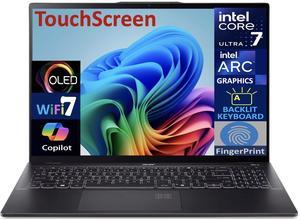 Acer Swift 16 AI AI PC Laptop 16.0" Touchscreen OLED 2.8K Display (Intel Ultra 7-256V, 16GB LPDDR5X, 2TB PCIe SSD, Intel Arc, Backlit KB, Fingerprint, 2 Thunderbolt 4, WiFi 7, Webcam, Win 11 Pro)