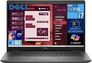 Dell Latitude 3450 Business Laptop 14.0" IPS FHD Display (Intel i7-1355U, 16GB DDR5, 256GB SSD, Intel Iris Xe, Backlit KB, WiFi 6E, Webcam, Bluetooth 5.3, Win 11 Pro)