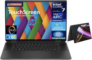 HP Spectre x360 AI Powered 2-in-1 Laptop 16.0" Touchscreen OLED 2.8K Display (Intel Ultra 7-155H, 32GB LPDDR5X, 512GB PCIe SSD, Backlit KB, Fingerprint, 2 Thunderbolt 4, WiFi 6E, Webcam, Win 11 Pro)