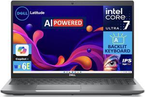 Dell Latitude 5550 AI Powered Laptop 15.6" IPS FHD Display (Intel Core Ultra 7 155U, 32GB DDR5, 1TB PCIe SSD, Intel Graphics, Backlit KB, 2 Thunderbolt 4, WiFi 6E, Webcam, Bluetooth 5.3, Win 11 Pro)