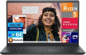 Dell Inspiron 15 Business Laptop 15.6" IPS FHD Display (AMD Ryzen 5 7520U, 8GB LPDDR5, 512GB SSD, AMD Radeon, WiFi 6E, Webcam, Bluetooth 5.0, Win 11 Home) (Renewed)