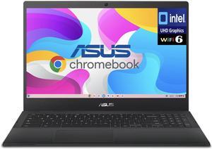 ASUS CX15 Everyday Value Chromebook 15.6" FHD DisplayIntel Celeron N4500, Intel UHD, 8GB LPDDR4, 64GB SSD + 64GB eMMC, WiFi 6, Webcam, Bluetooth 5.2, 45W PSU, Chrome OS (Renewed)