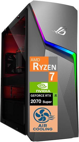 ASUS ROG Strix GL10DH Gaming Desktop PC (AMD Ryzen 7 3700X, NVIDIA RTX 2070 Super 8GB GDDR6, 16GB DDR4, 512GB PCIe SSD + 2TB HDD, 500W PSU, Bluetooth 5.0, RJ-45, 3 Display Port, Win 10 Pro) (Renewed) ASUS ROG Strix GL10DH Gaming Desktop PC (AMD Ryzen 7 3700X, NVIDIA RTX 2070 Super 8GB GDDR6, 16GB DDR4, 512GB PCIe SSD + 2TB HDD, 500W PSU, Bluetooth 5.0, RJ-45, 3 Display Port, Win 10 Pro) (Renewed)