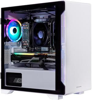 Velztorm Nix Gaming Desktop PC (AMD Ryzen 5 5600X, Radeon RX570 8G, 16GB DDR4, 1TB PCIe SSD, 750W PSU, RJ-45, HDMI, Win 11 Home)