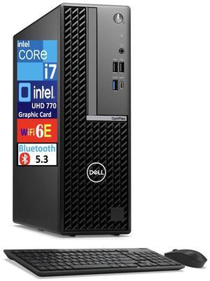 Dell OptiPlex 7020 Plus Business Mini Desktop (Intel i7-14700, Intel UHD 770, 32GB DDR5, 256GB M.2 PCIe SSD + 2TB HDD, WiFi 6E, Bluetooth 5.3, 260W PSU, RJ-45, 3 Display Port, Win 11 Pro) Dell OptiPlex 7020 Plus Business Mini Desktop (Intel i7-14700, Intel UHD 770, 32GB DDR5, 256GB M.2 PCIe SSD + 2TB HDD, WiFi 6E, Bluetooth 5.3, 260W PSU, RJ-45, 3 Display Port, Win 11 Pro)
