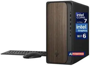 HP OmniDesk AI Powered Desktop (Intel Ultra 7-265, 32GB DDR5, 1TB SSD, Intel Graphics, 280W PSU, WiFi 6, Bluetooth 5.4, RJ-45, 1 Display Port, HDMI, Win 11 Home) HP OmniDesk AI Powered Desktop (Intel Ultra 7-265, 32GB DDR5, 1TB SSD, Intel Graphics, 280W PSU, WiFi 6, Bluetooth 5.4, RJ-45, 1 Display Port, HDMI, Win 11 Home)