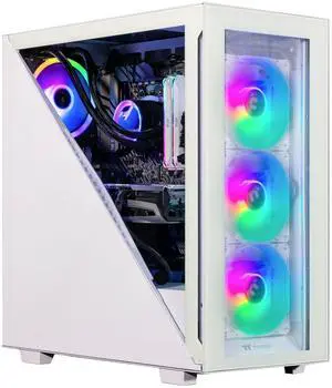 Velztorm Gladio Gaming Desktop PC (AMD Ryzen 9 - 5900X, Radeon RX 9070 XT, 16GB DDR4, 1TB PCIe SSD + 2TB HDD, 120mm AIO, 750W PSU, Bluetooth 4.2, RJ-45, 3 Display Port, 2 HDMI, Win 11 Pro)