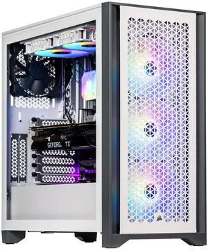 Velztorm White Armix Custom Built Gaming Desktop PC (AMD Ryzen 9 7900X, GeForce RTX 5080, 64GB DDR5, 2TB PCIe SSD + 6TB HDD, RGB Fans, 240mm AIO, 1000W PSU, WiFi 6E, Bluetooth 5.2, Win 11 Pro)