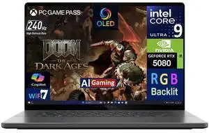 ASUS ROG Zephyrus AI Gaming Laptop 16.0" 240Hz OLED WQXGA Display (Intel Ultra 9-285H, NVIDIA GeForce RTX 5080 16GB, 32GB LPDDR5X, 2TB SSD, RGB KB, Thunderbolt 4, WiFi 7, Webcam, Win 11 Home) ASUS ROG Zephyrus AI Gaming Laptop 16.0" 240Hz OLED WQXGA Display (Intel Ultra 9-285H, NVIDIA GeForce RTX 5080 16GB, 32GB LPDDR5X, 2TB SSD, RGB KB, Thunderbolt 4, WiFi 7, Webcam, Win 11 Home)