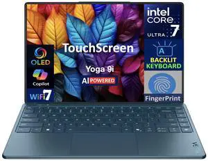 Lenovo Yoga AI Powered Laptop 14.0" Touchscreen OLED 4K Display (Intel Ultra 7-258V, 32GB LPDDR5X, 1TB SSD, Intel Arc 140V, Backlit KB, Fingerprint, 2 Thunderbolt 4, WiFi 7, Webcam, Win 11 Home)