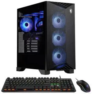 MSI Aegis AI Gaming Desktop PC (Intel Ultra 9-285, NVIDIA GeForce RTX 5070 Ti 16GB GDDR7, 32GB DDR5, 2TB SSD, RGB Fans, 750W PSU, WiFi 7, Bluetooth 5.4, RJ-45, 3 Display Port, 1, Win 11 Home) MSI Aegis AI Gaming Desktop PC (Intel Ultra 9-285, NVIDIA GeForce RTX 5070 Ti 16GB GDDR7, 32GB DDR5, 2TB SSD, RGB Fans, 750W PSU, WiFi 7, Bluetooth 5.4, RJ-45, 3 Display Port, 1, Win 11 Home)