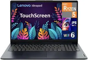 Lenovo Ideapad Everyday Value Laptop 15.6" Touchscreen IPS FHD Display (Intel i5-1334U, 16GB DDR4, 512GB SSD, Intel Iris Xe, WiFi 6, Webcam, Bluetooth 5.2, Win 11 Home)