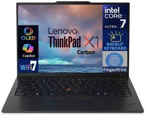 Lenovo ThinkPad Business Laptop 14.0" OLED 2.8K Display (Intel Ultra 7-268V, 32GB LPDDR5X, 1TB SSD, Intel Arc 140V, Backlit KB, Fingerprint, 2 Thunderbolt 4, WiFi 7, Webcam, Bluetooth 5.4, Win 11 Pro)