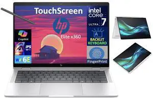 HP Elite x360 1040 Business 2-in-1 Laptop 14.0" Touchscreen IPS WUXGA Display (Intel Ultra 7-155H, 32GB LPDDR5X, 512GB SSD, Active Pen, Backlit KB, Fingerprint, 2 Thunderbolt 4, WiFi 6E, Win 11 Pro)
