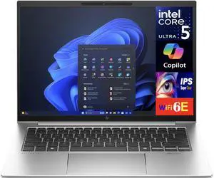 HP EliteBook 840 Business Laptop 14.0" Touchscreen IPS WUXGA Display (Intel Ultra 5 125U, 16GB DDR5, 256GB SSD, Intel Graphics, 2 Thunderbolt 4, WiFi 6E, Webcam, Bluetooth 5.3, Win 11 Pro) (Renewed)