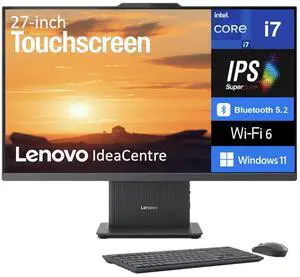 Lenovo IdeaCentre HIGH PERFORMANCE All-in-One 27" Touchscreen IPS FHD Display (Intel i7-13620H, 32GB DDR5, 1TB SSD, Intel UHD, WiFi 6, Webcam, Bluetooth 5.2, Win 11 Home) Lenovo IdeaCentre HIGH PERFORMANCE All-in-One 27" Touchscreen IPS FHD Display (Intel i7-13620H, 32GB DDR5, 1TB SSD, Intel UHD, WiFi 6, Webcam, Bluetooth 5.2, Win 11 Home)