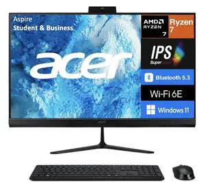 Acer Aspire Student & Business All-in-One 27" IPS FHD Display (AMD Ryzen 7 5825U, 64GB DDR4, 2TB PCIe SSD, AMD Radeon, WiFi 6E, Webcam, Bluetooth 5.3, Win 11 Home) Acer Aspire Student & Business All-in-One 27" IPS FHD Display (AMD Ryzen 7 5825U, 64GB DDR4, 2TB PCIe SSD, AMD Radeon, WiFi 6E, Webcam, Bluetooth 5.3, Win 11 Home)