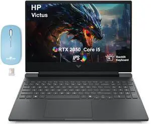 HP Victus Gaming Laptop 15.6" 144Hz IPS FHD Display (Intel i5-13420H, GeForce RTX 2050 4GB, 64GB DDR4, 4TB PCIe SSD, Backlit KB, WiFi 6, Webcam, Bluetooth 5.4, Win 11 Home) w/Dockztorm Wireless Mouse HP Victus Gaming Laptop 15.6" 144Hz IPS FHD Display (Intel i5-13420H, GeForce RTX 2050 4GB, 64GB DDR4, 4TB PCIe SSD, Backlit KB, WiFi 6, Webcam, Bluetooth 5.4, Win 11 Home) w/Dockztorm Wireless Mouse