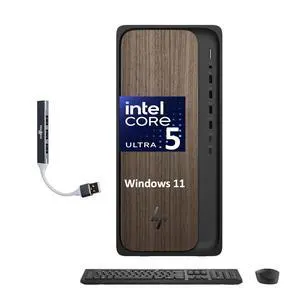 HP OmniDesk HIGH PERFORMANCE Desktop (Intel Ultra 5 225, 8GB DDR5, 512GB SSD, Intel Graphics, 280W PSU, WiFi 6, Bluetooth 5.4, RJ-45, 1 Display Port, HDMI, Win 11 Home) w/DKZ USB Port Expander HP OmniDesk HIGH PERFORMANCE Desktop (Intel Ultra 5 225, 8GB DDR5, 512GB SSD, Intel Graphics, 280W PSU, WiFi 6, Bluetooth 5.4, RJ-45, 1 Display Port, HDMI, Win 11 Home) w/DKZ USB Port Expander