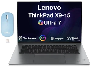 Lenovo ThinkPad X9-15 Copilot + Laptop 15.3" Touchscreen OLED 2.8K Display (Intel Ultra 7-258V, 32GB LPDDR5X, 512GB SSD, Intel Arc 140V, Backlit KB, Fingerprint, Win 11 Pro) w/Dockztorm Wireless Mouse Lenovo ThinkPad X9-15 Copilot + Laptop 15.3" Touchscreen OLED 2.8K Display (Intel Ultra 7-258V, 32GB LPDDR5X, 512GB SSD, Intel Arc 140V, Backlit KB, Fingerprint, Win 11 Pro) w/Dockztorm Wireless Mouse