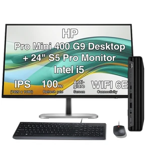 HP Pro Mini 400 G9 Business Mini Desktop (Intel i5-12500T, Intel UHD 770, 16GB DDR4, 512GB SSD, WiFi 6E, Bluetooth 5.4, 90W PSU, RJ-45, 2 Display Port, 1 x HDMI 2.1, Win 11 Pro) HP Pro Mini 400 G9 Business Mini Desktop (Intel i5-12500T, Intel UHD 770, 16GB DDR4, 512GB SSD, WiFi 6E, Bluetooth 5.4, 90W PSU, RJ-45, 2 Display Port, 1 x HDMI 2.1, Win 11 Pro)