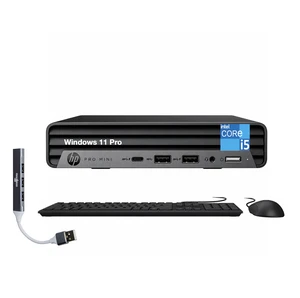 HP Pro Mini 400 G9 Business Mini Desktop (Intel i5-12500T, Intel UHD 770, 64GB DDR4, 8TB PCIe SSD, WiFi 6E, Bluetooth 5.4, 90W PSU, RJ-45, 2 Display Port, Win 11 Pro) w/DKZ USB Port Expander HP Pro Mini 400 G9 Business Mini Desktop (Intel i5-12500T, Intel UHD 770, 64GB DDR4, 8TB PCIe SSD, WiFi 6E, Bluetooth 5.4, 90W PSU, RJ-45, 2 Display Port, Win 11 Pro) w/DKZ USB Port Expander