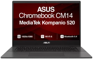 ASUS Chromebook CM14 Everyday Value Laptop 14.0" TN FHD Display (MediaTek MediaTek Kompanio 520, 4GB LPDDR4X, 64GB SSD, ARM Mali-G52 MC2, WiFi 6, Webcam, Bluetooth 5.4, Chrome OS) (Renewed) ASUS Chromebook CM14 Everyday Value Laptop 14.0" TN FHD Display (MediaTek MediaTek Kompanio 520, 4GB LPDDR4X, 64GB SSD, ARM Mali-G52 MC2, WiFi 6, Webcam, Bluetooth 5.4, Chrome OS) (Renewed)