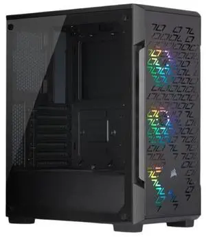 Corsair iCUE 220T RGB Airflow Mid-Tower Velztorm Version Black Case- CC-9900016-VEL Corsair iCUE 220T RGB Airflow Mid-Tower Velztorm Version Black Case- CC-9900016-VEL