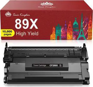 Toner Kingdom Compatible Toner Cartridge Replacement  89X CF289X 89A CF289A  Laserjet Enterprise M507n M507dn M507X MFP M528c M528z M528dn M528f Printer (Black, 1-Pack)