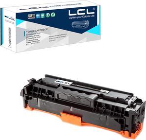 LCL Remanufactured for HP 312X 312A CF380X CF380A High Yield (1-Pack,Black) Toner Cartridge for HP Color Laserjet Pro M476dn