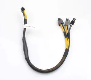 Heretom Mini 8 Pin to 6 Pin and 8 Pins GPU Power Cable Riser to GPGPU 0TR5TP TR5TP for D-ELL R740 R740xd