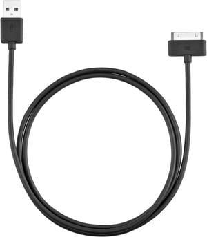 YUSTDA New USB Black Battery Data Sync Charger Cable for Apple iPhone 4 / 4G / 4S Series: 8GB, 16GB, 32GB, 64GB