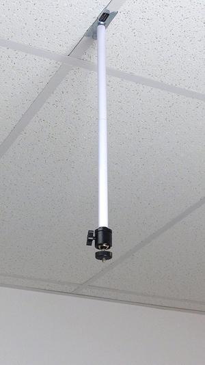 SCREENPRO Projector Mount, 43 inch to 78 inch Universal Full Motion Ceiling Bracket with Adjustable Height 22lb Max Weight and Extendable Arms Tilt Rotating Swivel Mount for Home and Office Projector