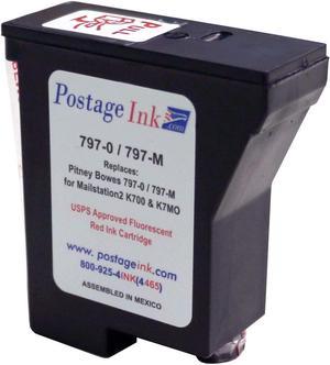 PostageInk.com 797-0/797-M Ink Cartridge Replacement for use with mailstation (K700) and mailstation 2 (K7M0) Postage Meters