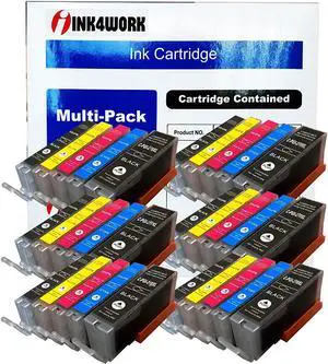 INK4WORK 30 Pack Compatible Ink Cartridge Replacement for Canon PGI-250XL PGI250 XL CLI-251XL CLI251 XL for use with Pixma MX722 MX922 MG5620 MG5420 MG5422 MG5520 MG5522 MG6620 iX6820 iP7220