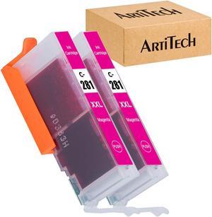 ARTITECH Replacement for Canon CLI-281 CLI-281 XXL Magenta Compatible Ink Cartridges Use for PIXMA TS9120 TR7520 TR8520 TS6120 TS6220 TS8120 TS8220 TS9520 TS6320 TS9521C Printer, 2 Pack CLI281 M