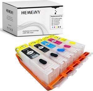 HEMEINY Empty Refillable Ink Cartridge Replacement for Canon PGI-270 CLI-271 Ink, Works with PIXMA MG5720 MG5721 MG5722 MG6820 MG6821 MG6822 MG7720 TS9020 TS8020 TS6020 TS5020 Printer