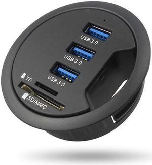 Dual Monitor Dock Compatible with Thunderbolt USB C Hub Type-C to 4 Port USB Hub Support Extended SD TF MMC Card Reader Compatible for Flash Drive Notebook PC and More