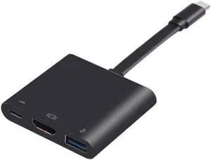 USB C Hub 3-in-1 High-Speed USB Splitter with 4K HDMI 1 USB 3.0 Ports Support PD Charging Compatible for Flash Drive Laptops and More