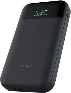 GL.iNet GL-E750 (MUDI) 4G LTE OpenWrt VPN Router, T-Mobile ONLY,128GB Max MicroSD, 7000mAh Battery, OpenVPN, WireGuard, Tor, a Router That You can Program (EP06-A), for North America only