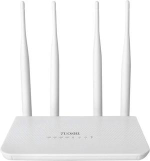 N300 WiFi Unlocked 4G LTE Modem Router with SIM Card Slot, 300Mbps WiFi, LTE Cat4, EC25-AF Qualcomm Chipset, 5dBi High Gain Antennas, Plug and Play, LT15F