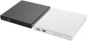 JINDAO USB 2.0 External Combo DVD/CD Burner RW Drive CD/DVD-ROM CD-RW Player Optical Drive for PC Laptop Computer Components External DVD Drive