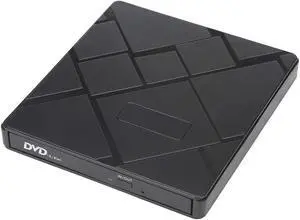 Optical Drive, Optical DVD, CD/DVD/VCD Burning Drive High Speed External Drives, Universal External Bluray Optical Disc Drive, Multifunctional External CD and DVD Drives